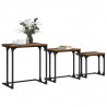 Stolik Kawowy Nesting 3 pcs Stare drewno
