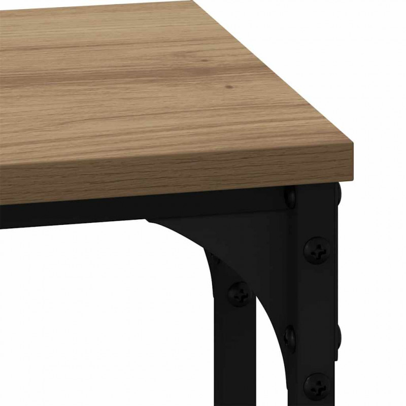 Stolik Kawowy Nesting 3 pcs dąb artisan Materiał drewnopochodny