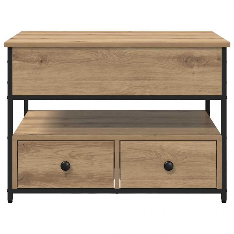 Stolik kawowy z szufladą Dąb rzemieślniczy 70 x 50 x 54.5 cm