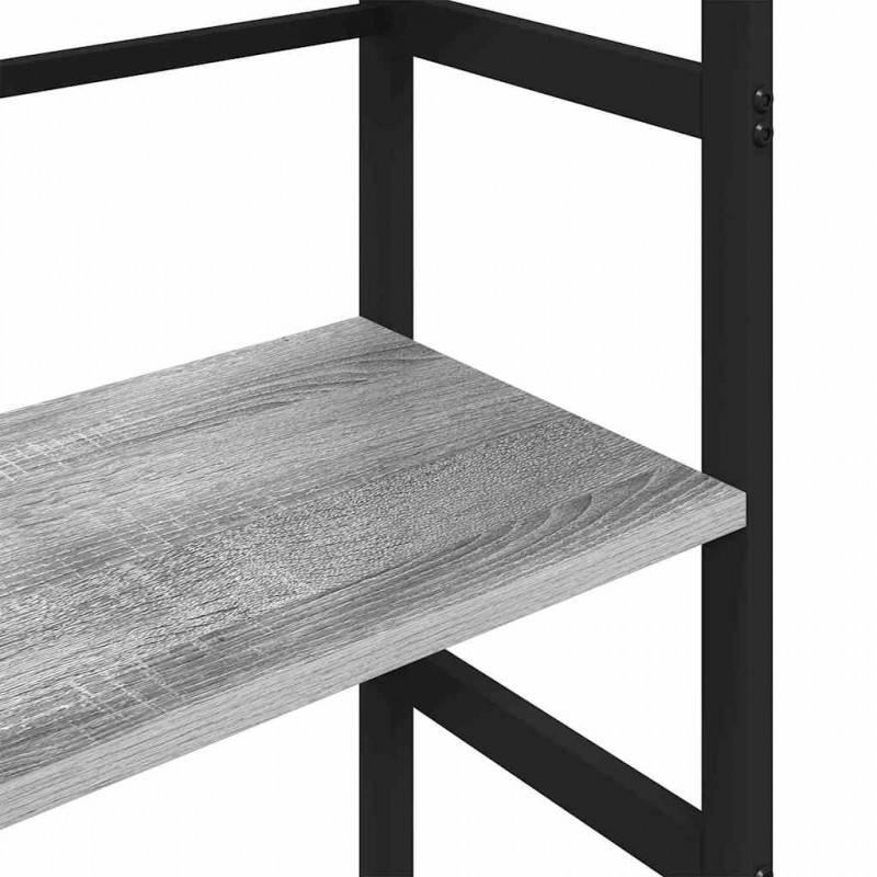 Półka na książki Szary Sonoma 40 x 29,5 x 115 cm
