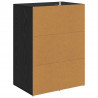 Bufet Czarny Dąb 59 x 39 x 80 cm Materiał drewnopochodny