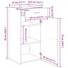 Bufet Stare drewno 45 x 42,5 x 93 cm Materiał drewnopochodny