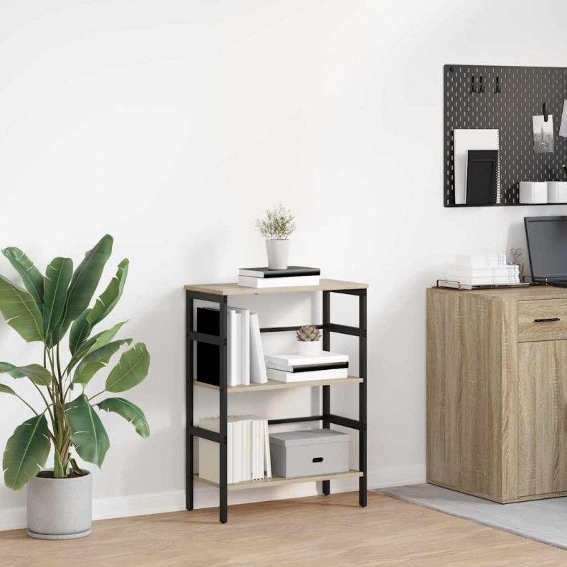 Półka na książki Dąb Sonoma 60 x 29,5 x 81 cm