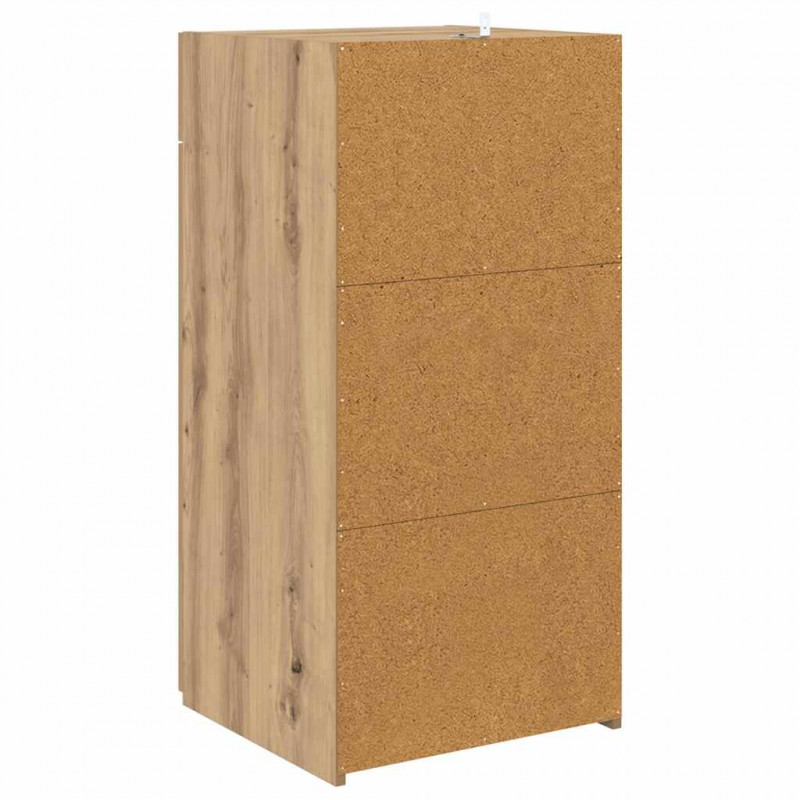 Bufet dąb artisan 45 x 42,5 x 93 cm Materiał drewnopochodny
