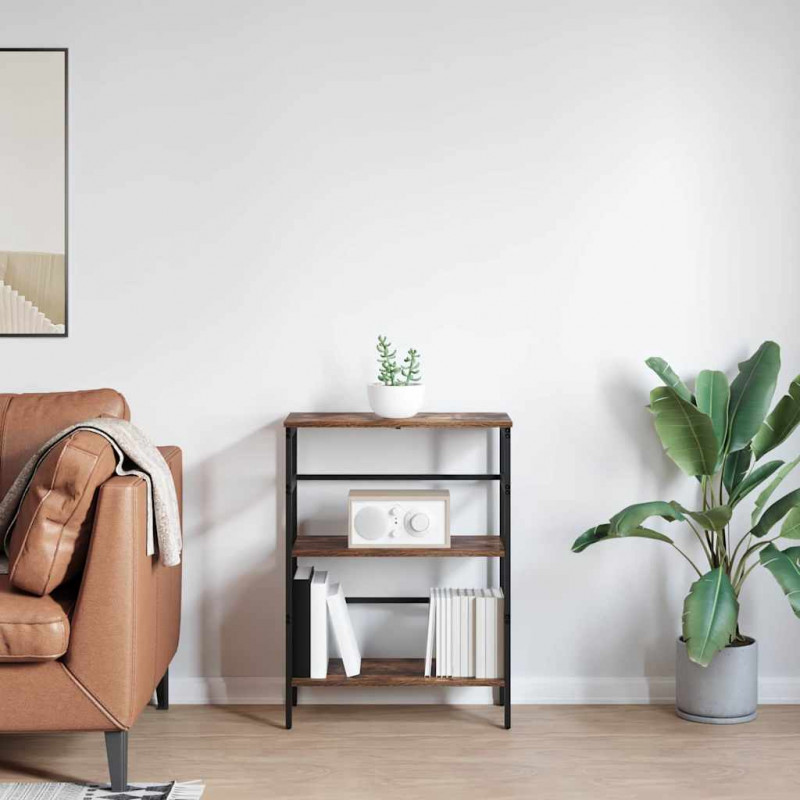Półka na książki Dąb wędzony 60 x 29,5 x 81 cm