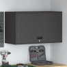 Szafka ścienna do garażu Czarny 90 x 40 x 53 cm