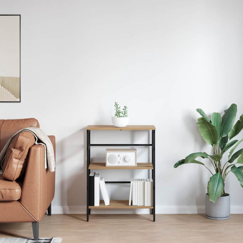 Półka na książki Dąb rzemieślniczy 60 x 29,5 x 81 cm