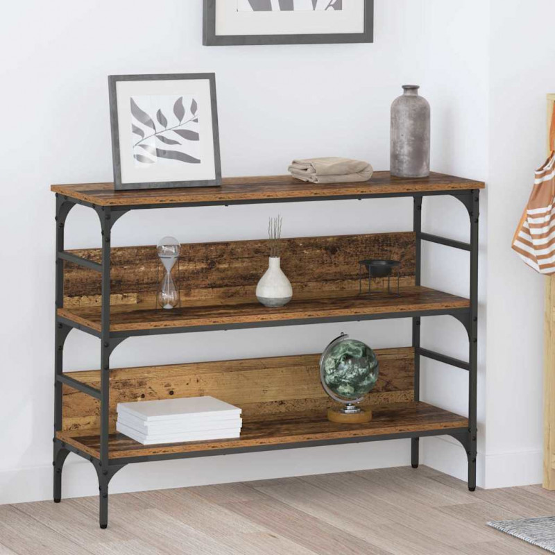 Konsola Stare drewno 100 x 32 x 75 cm Materiał drewnopochodny