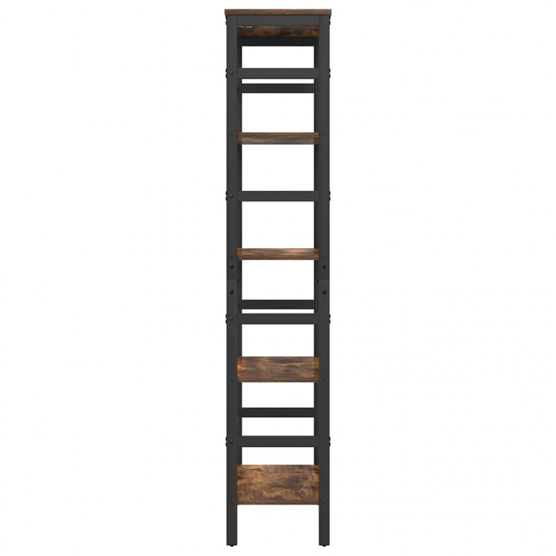 Półka na książki Dąb wędzony 60 x 29,5 x 149 cm