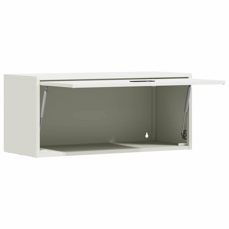 Szafka ścienna do garażu Biały 80 x 33 x 35 cm