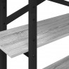 Półka na książki Szary Sonoma 100 x 33,5 x 140 cm