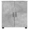 Szafka Łazienkowa z drzwiami Betonowy szary 61 x 35 x 64 cm