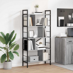 Półka na książki Szary Sonoma 75 x 30 x 156 cm