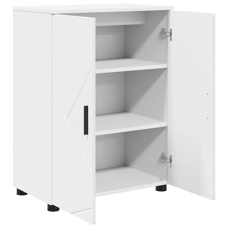 Szafka Łazienkowa z przechowywaniem Biały 60 x 35 x 80 cm