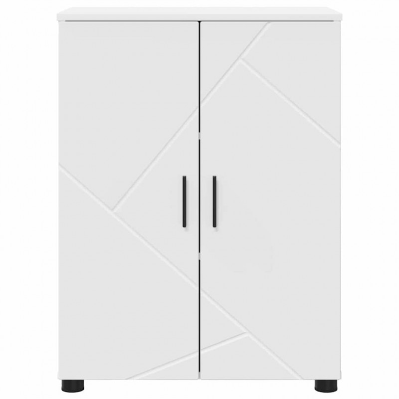 Szafka Łazienkowa z przechowywaniem Biały 60 x 35 x 80 cm
