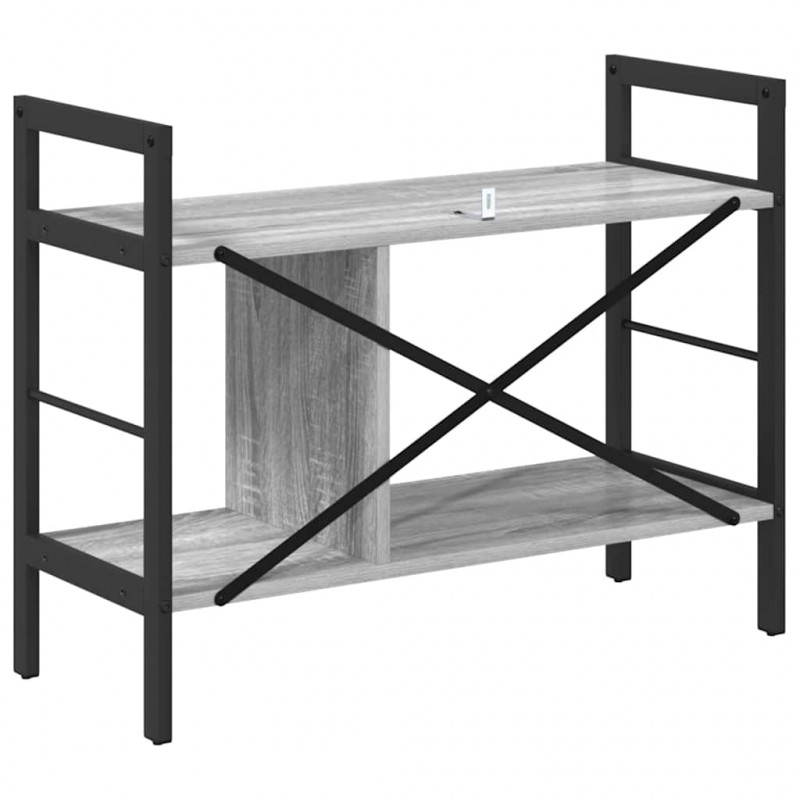 Półka na książki Szary Sonoma 75 x 30 x 58,5 cm