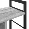 Półka na książki Szary Sonoma 75 x 30 x 58,5 cm