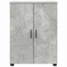 Szafka Łazienkowa z drzwiami Betonowy szary 60 x 35 x 80 cm