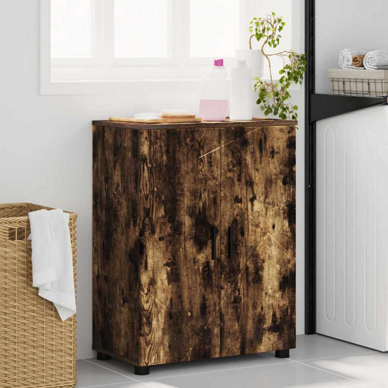 Szafka Łazienkowa z przechowywaniem Dąb wędzony 60 x 35 x 80 cm
