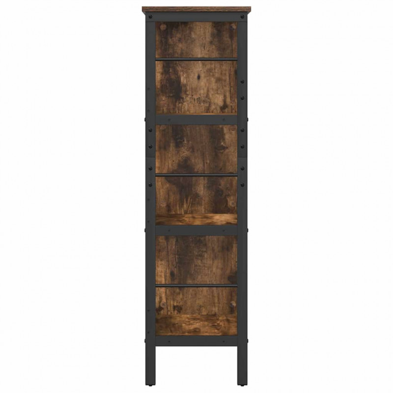 Półka na książki Dąb wędzony 82 x 32 x 112 cm