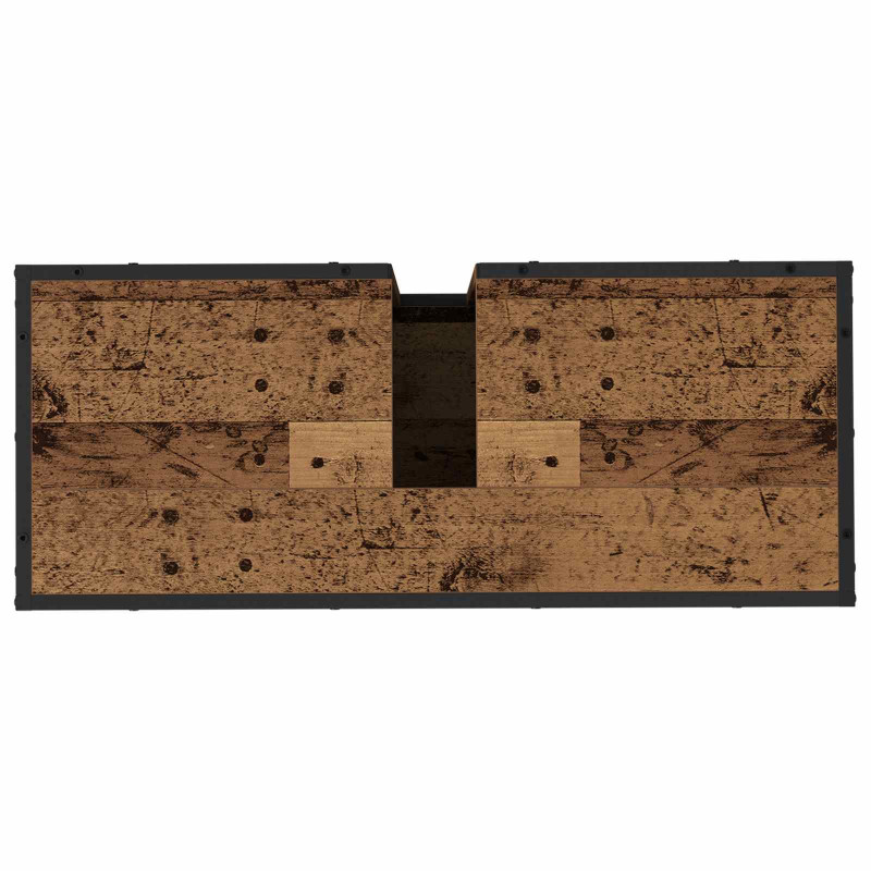 Szafka Łazienkowa z półką Stare drewno 80 x 33 x 60 cm
