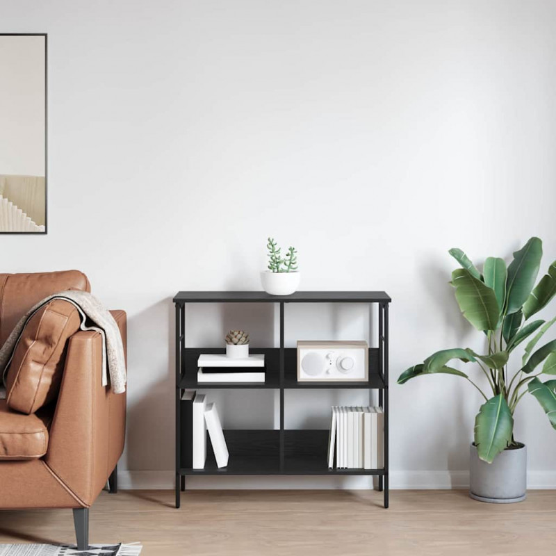 Półka na książki Czarny Dąb 82 x 32 x 79 cm