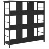 Półka na książki Czarny Dąb 102 x 32 x 104,5 cm