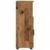 Szafka Łazienkowa z drzwiami Stare drewno 30 x 35 x 95 cm