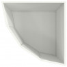 Doniczka Różnorożna Biały 60 x 60 x 50 cm Stal