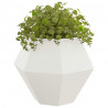 Donica Biały 100 x 100 x 80 cm Stal