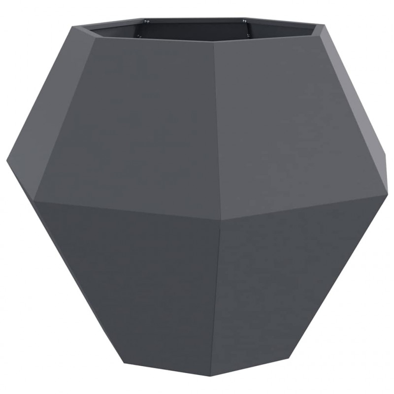 Donica Antracyt 100 x 100 x 80 cm Stal