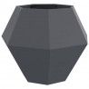 Donica Antracyt 100 x 100 x 80 cm Stal