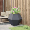 Donica Antracyt 100 x 100 x 80 cm Stal