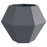 Donica Antracyt 100 x 100 x 80 cm Stal