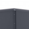 Donica Antracyt 100 x 100 x 80 cm Stal