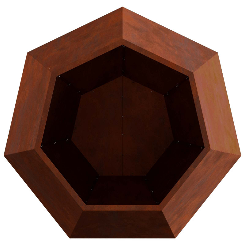 Donica Rdzawy 100 x 100 x 80 cm