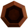 Donica 2 pcs Rdzawy 100 x 100 x 80 cm