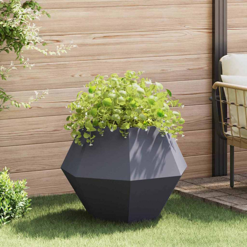 Donica Antracyt 75 x 75 x 60 cm Stal
