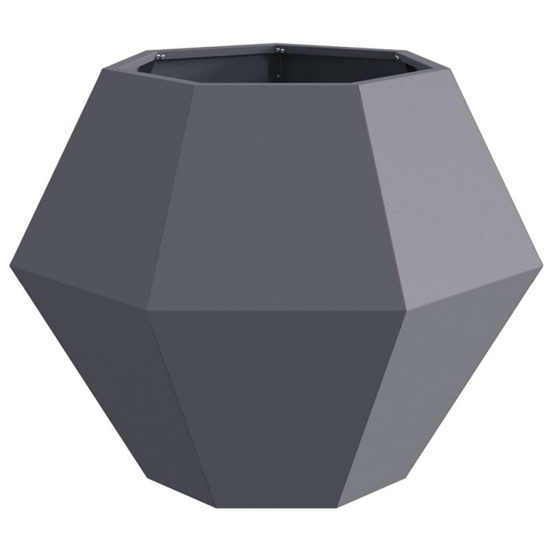 Donica Antracyt 75 x 75 x 60 cm Stal