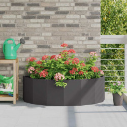 Donica Czarny 120 x 60 x 35 cm Stal