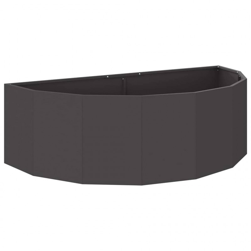Donica Czarny 120 x 60 x 35 cm Stal