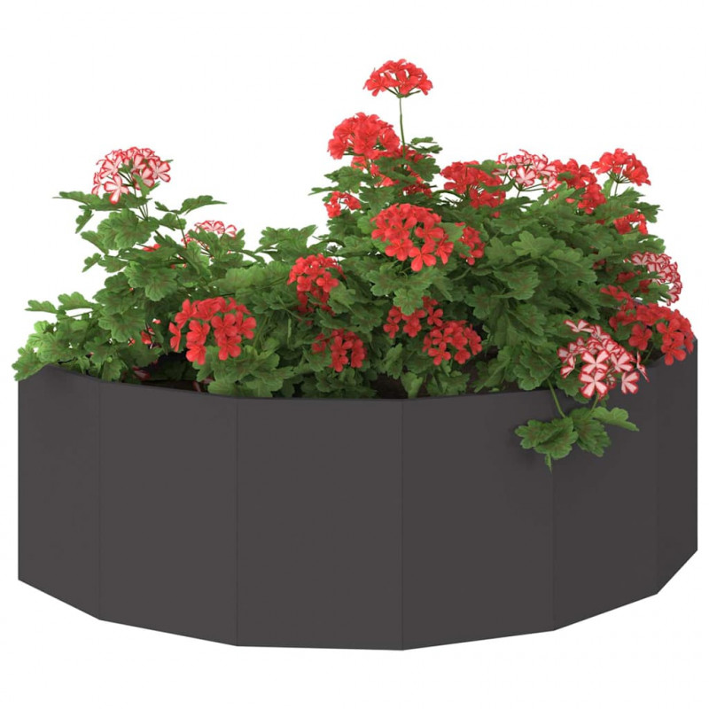 Donica Czarny 120 x 60 x 35 cm Stal