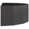 Donica Czarny 120 x 60 x 35 cm Stal