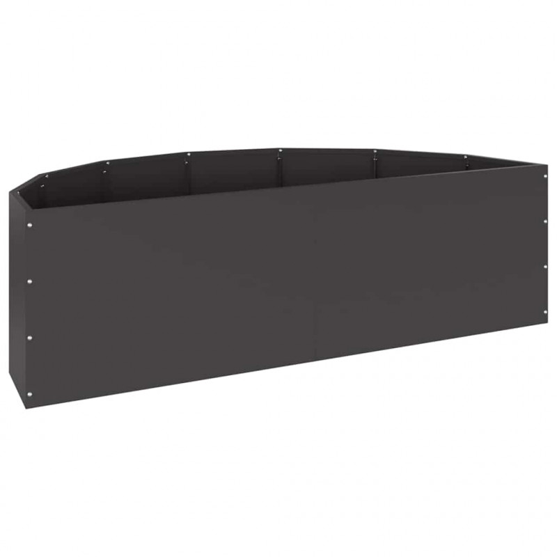 Donica Czarny 120 x 60 x 35 cm Stal