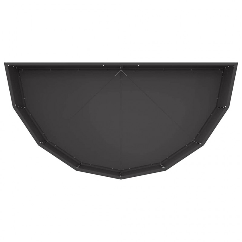 Donica Czarny 120 x 60 x 35 cm Stal