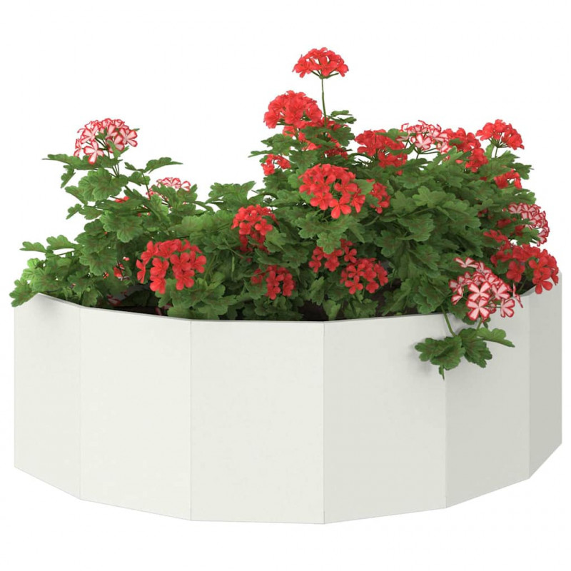 Donica Biały 120 x 60 x 35 cm Stal