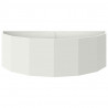 Donica Biały 120 x 60 x 35 cm Stal