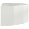 Donica Biały 120 x 60 x 35 cm Stal