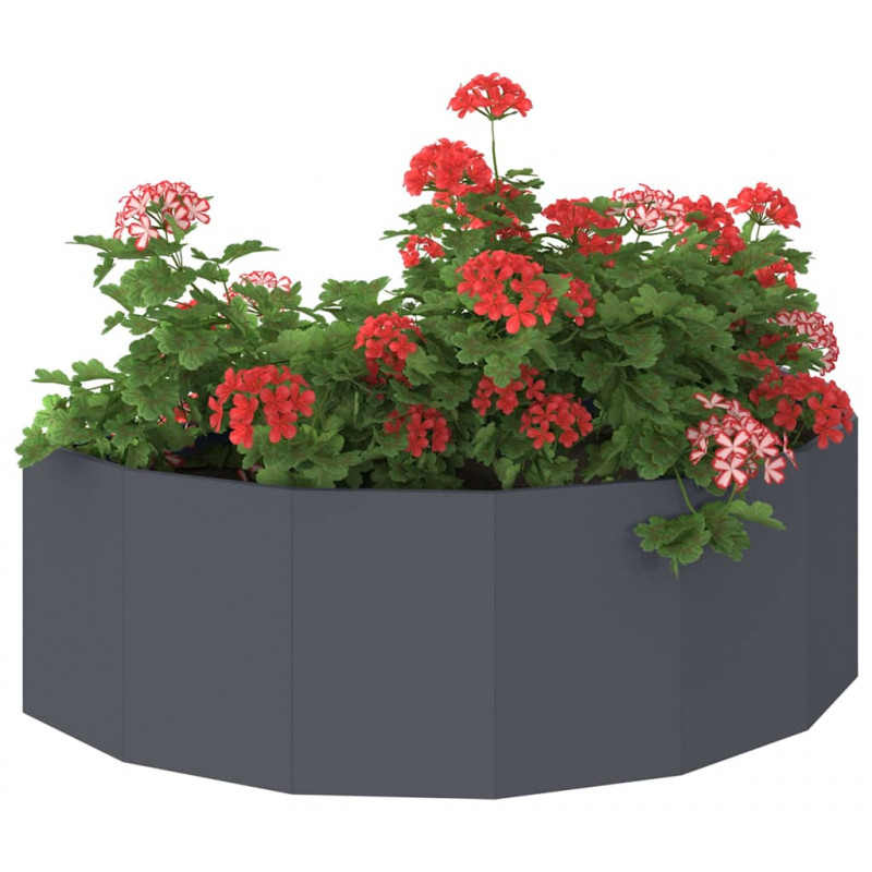 Donica Antracyt 120 x 60 x 35 cm Stal
