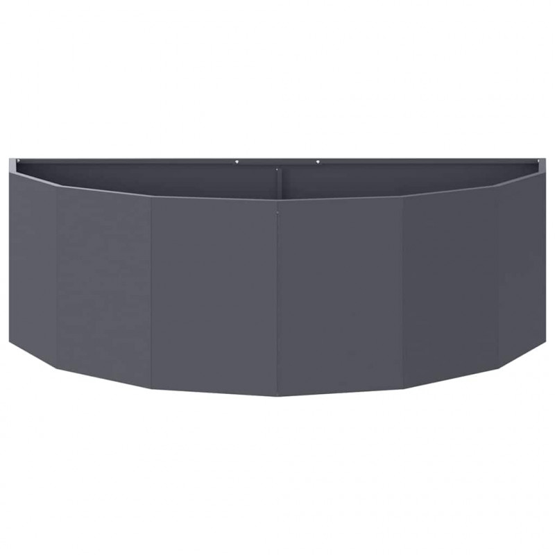 Donica Antracyt 120 x 60 x 35 cm Stal